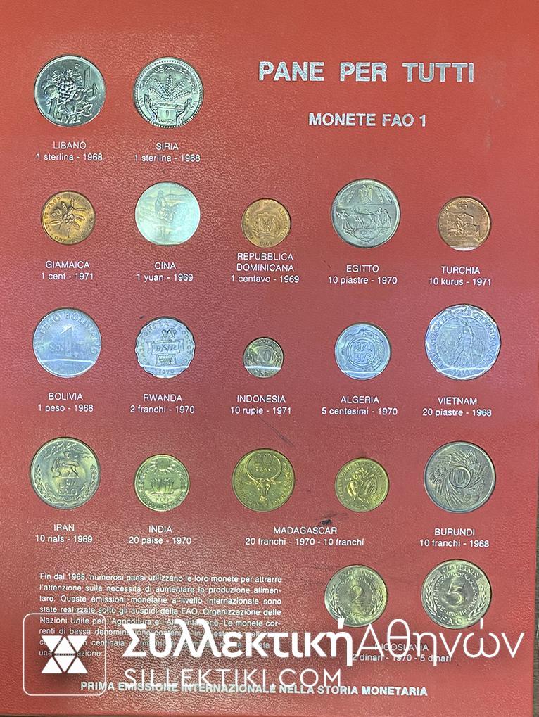 Collection of 19 UNC Coins FAO Several